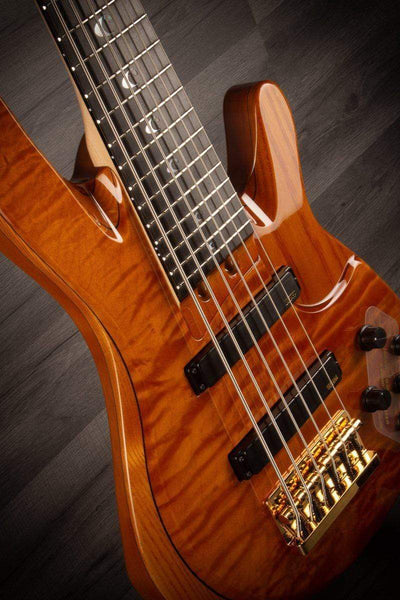 Yamaha TRBJP2 'John Patitucci' 6-String Bass Guitar in Amber finish