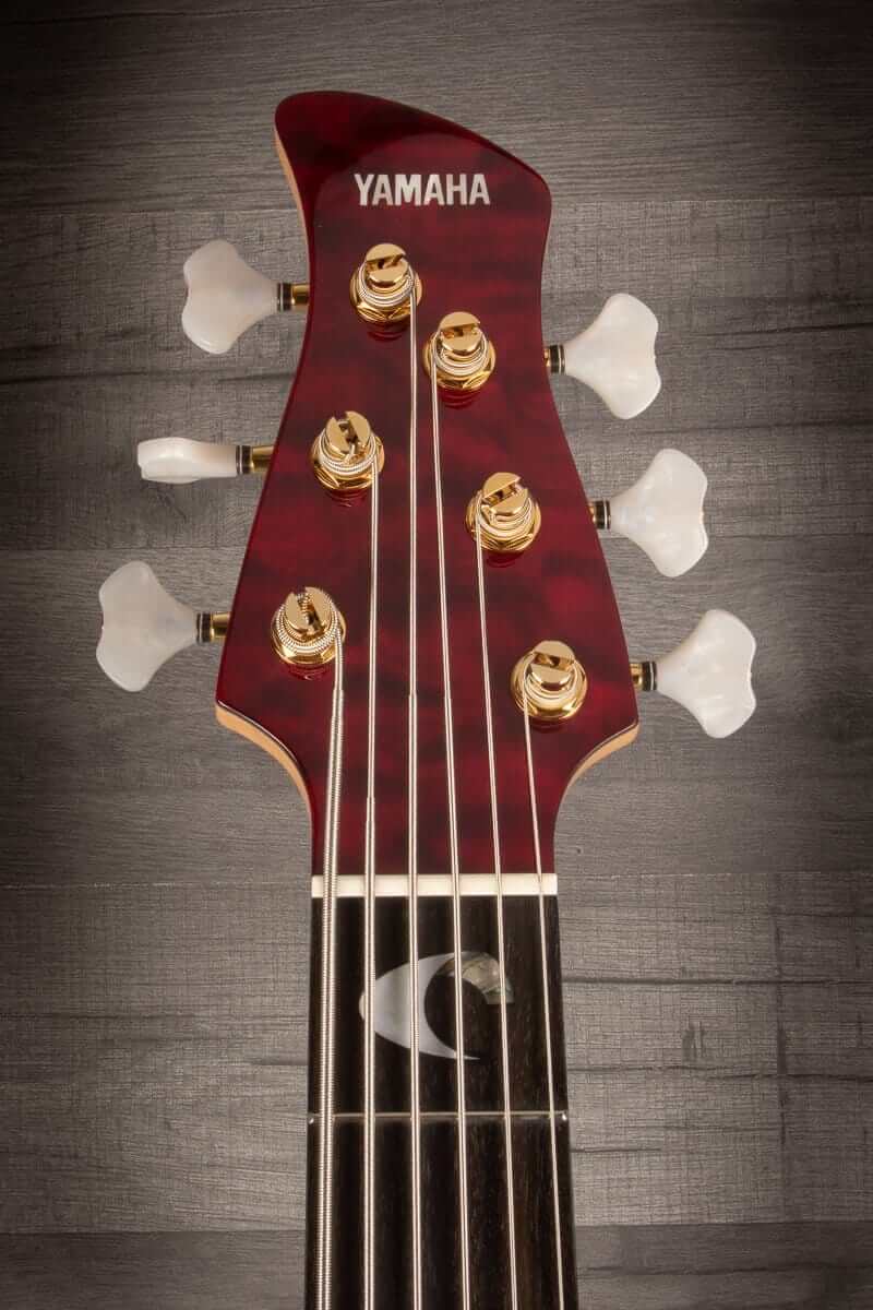 Yamaha TRBJP2 'John Patitucci' 6-String Bass Guitar Translucent Dark Red