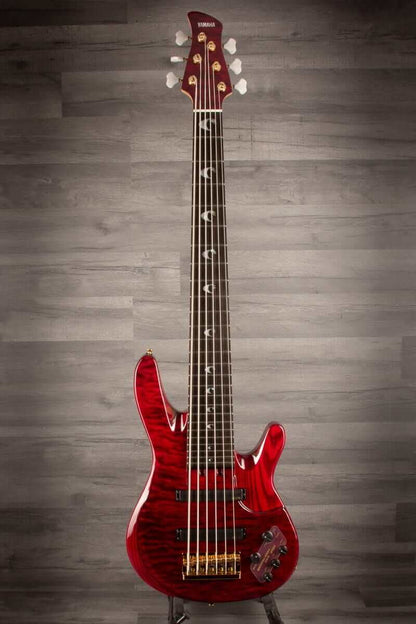 Yamaha TRBJP2 'John Patitucci' 6-String Bass Guitar Translucent Dark Red