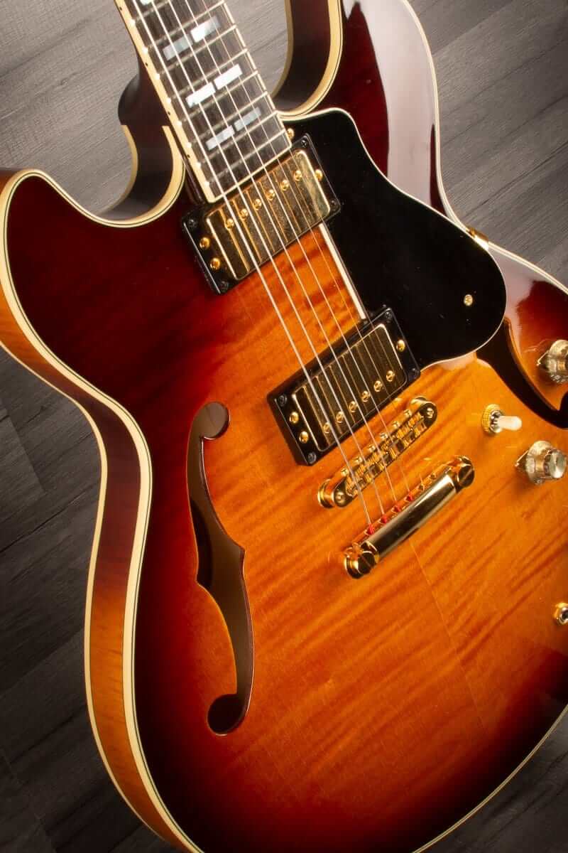 USED - Yamaha SA2200 Semi Hollow Electric Guitar - Violin Sunburst