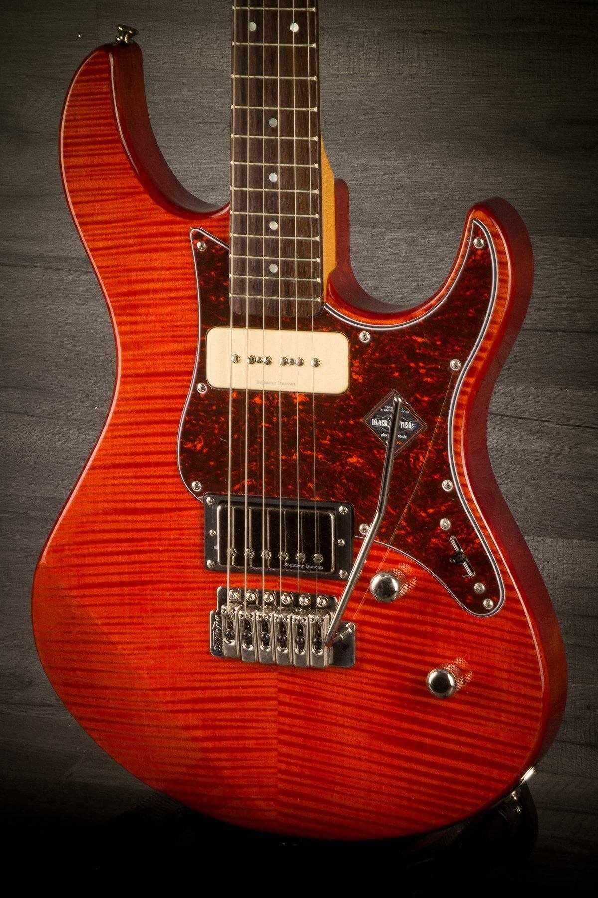 YAMAHA PACIFICA 611VFM ELECTRIC GUITAR - CARAMEL BROWN