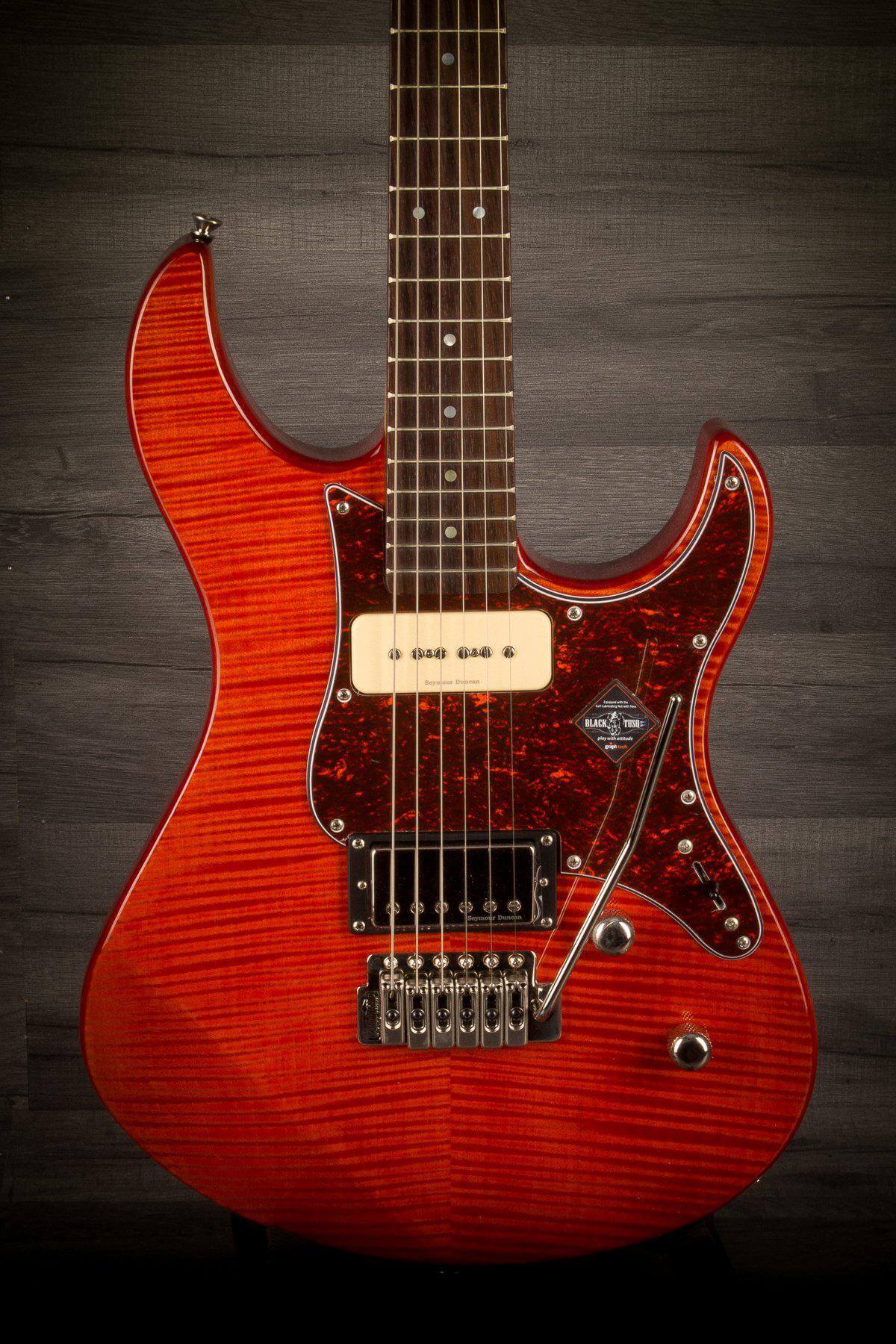 YAMAHA PACIFICA 611VFM ELECTRIC GUITAR - CARAMEL BROWN