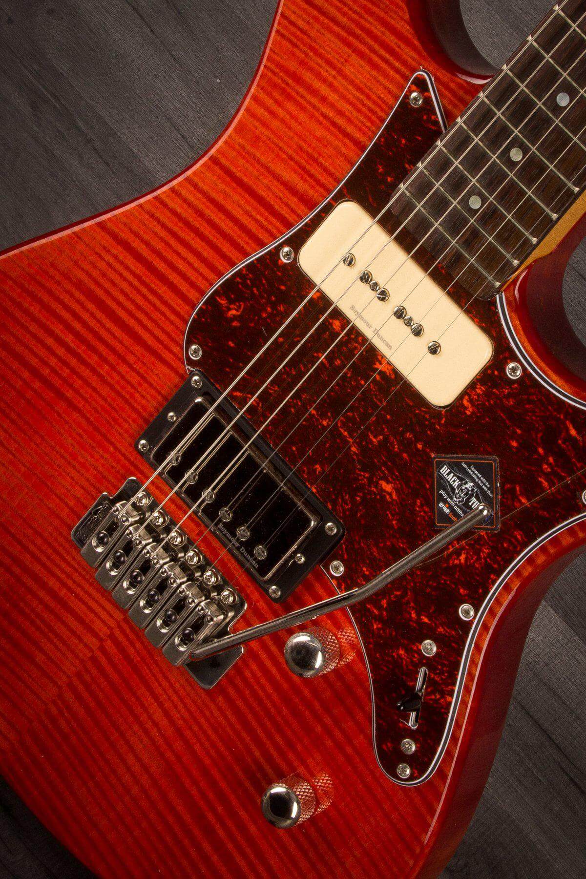 YAMAHA PACIFICA 611VFM ELECTRIC GUITAR - CARAMEL BROWN