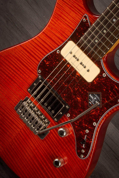 YAMAHA PACIFICA 611VFM ELECTRIC GUITAR - CARAMEL BROWN