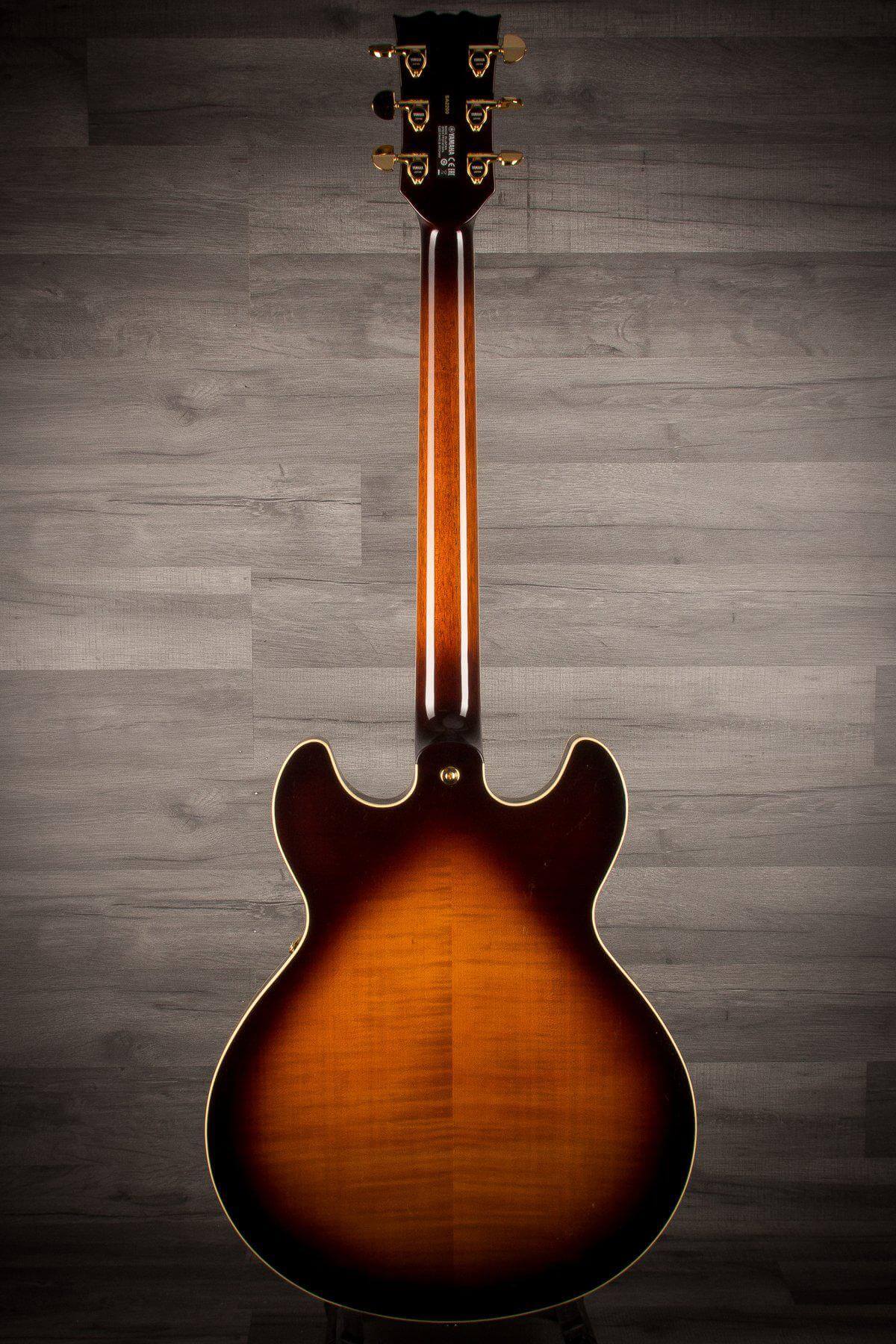 Yamaha SA2200 Semi Hollow Electric Guitar - Brown Sunburst - #IQJ042E
