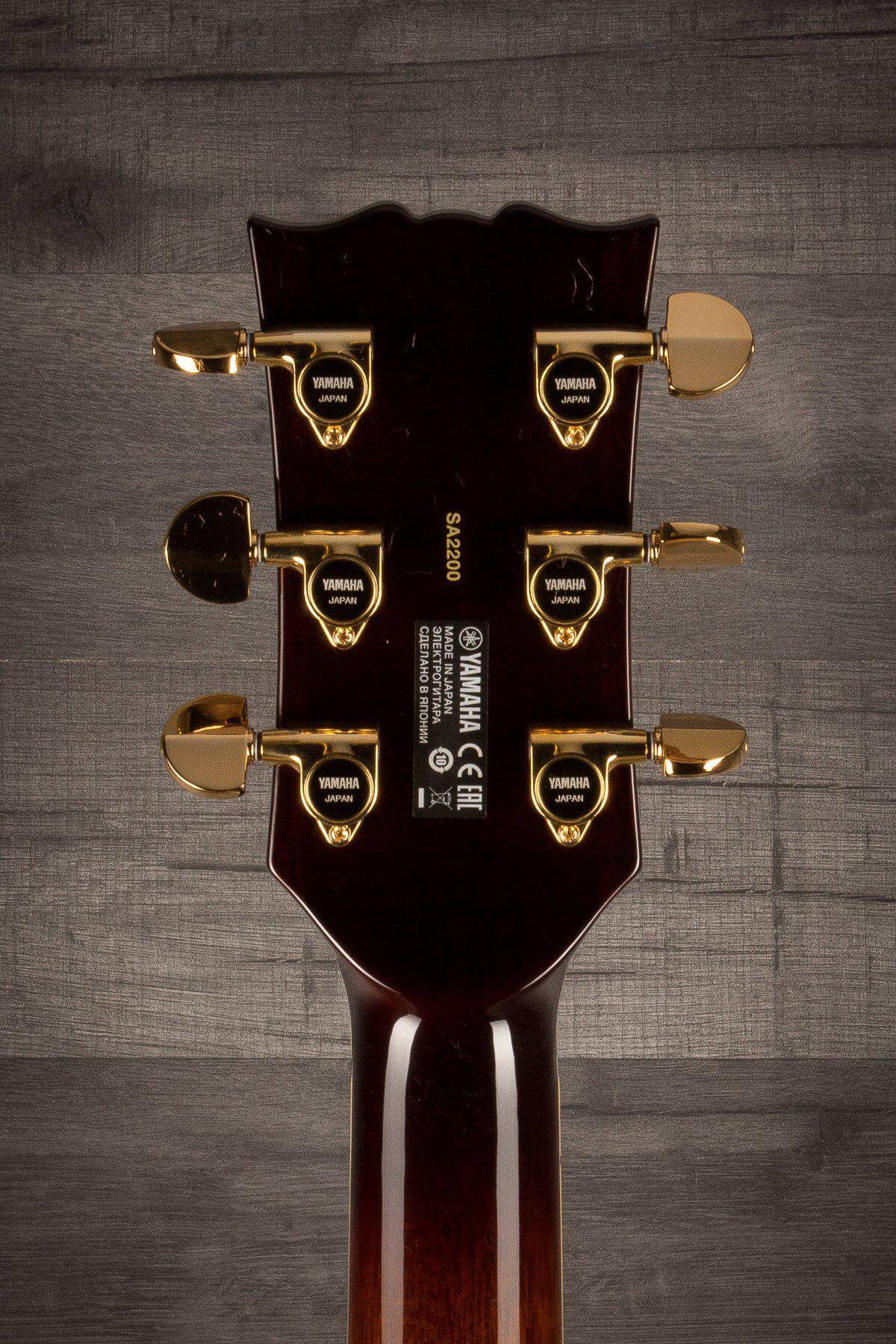 Yamaha SA2200 Semi Hollow Electric Guitar - Brown Sunburst - #IQJ042E