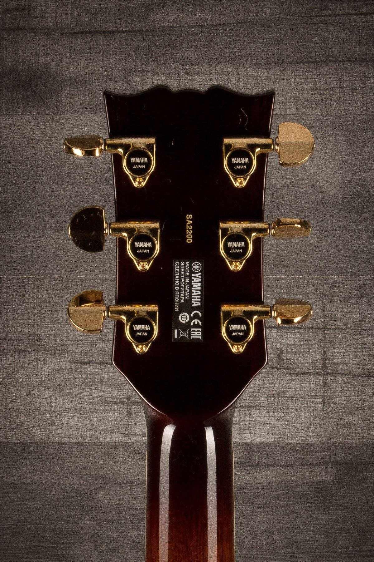 Yamaha SA2200 Semi Hollow Electric Guitar - Brown Sunburst - #IQJ042E